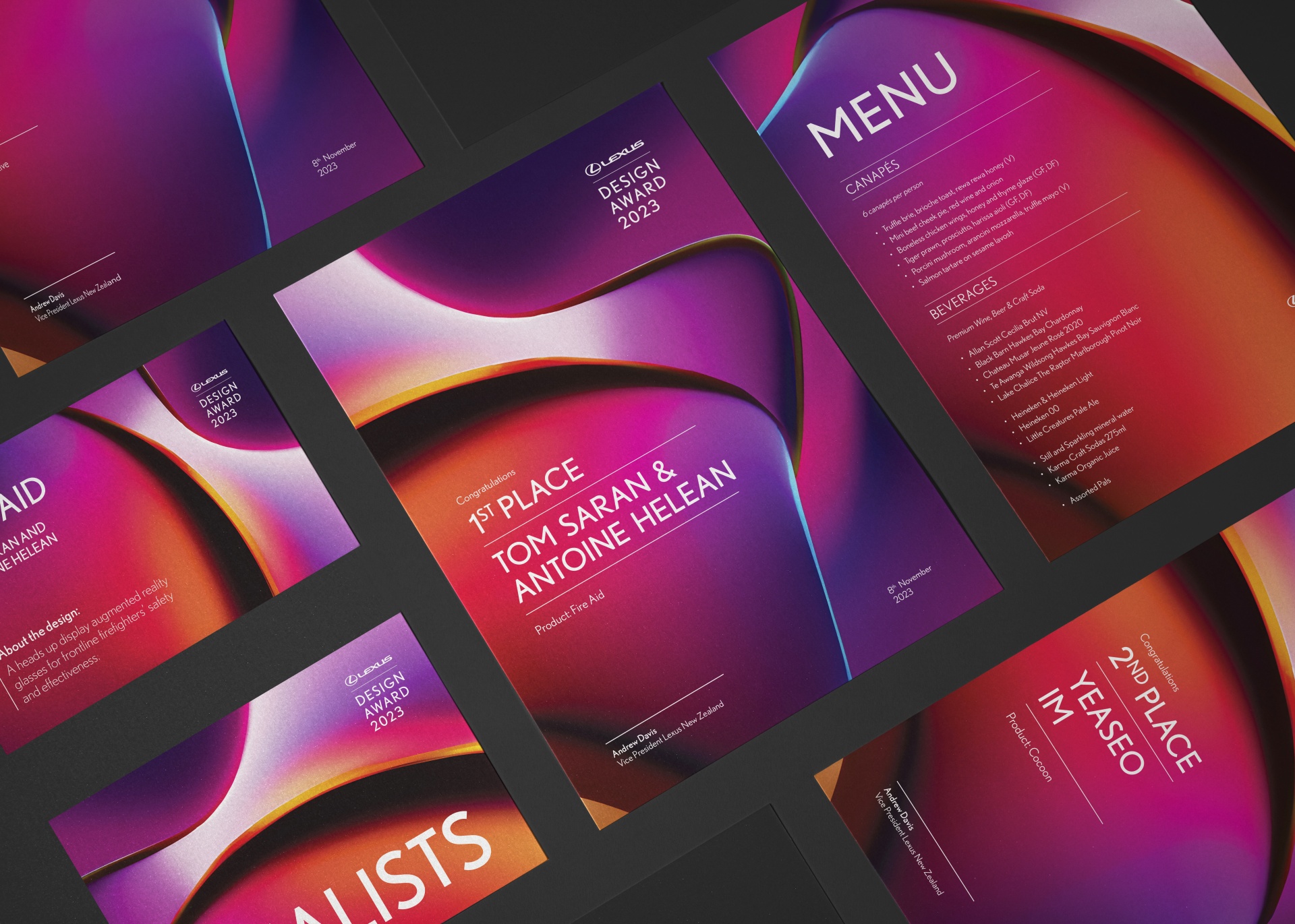 2023 Lexus Awards brand Mockup
